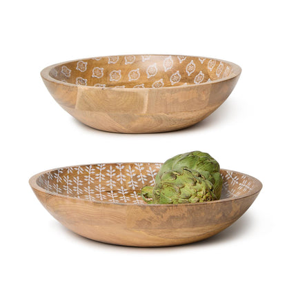 Wood Block Print Bowls (*Multiple Sizes*)