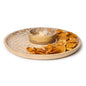 Block Print Chip and Dip Set with Removable Bowl