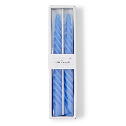 Twist Taper Candles, Set of 2 (*Multiple Colors*)