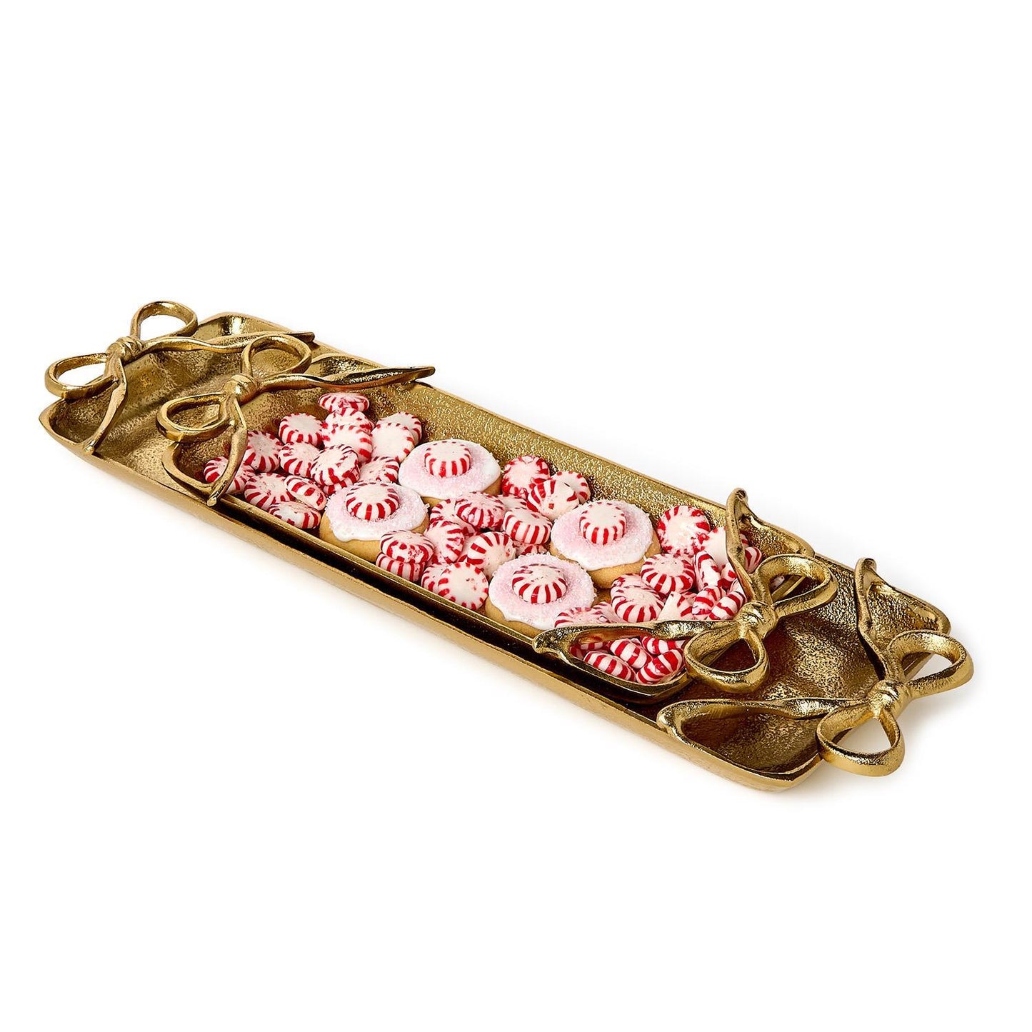 Gold Bows Serving Tray (* Two Sizes*)