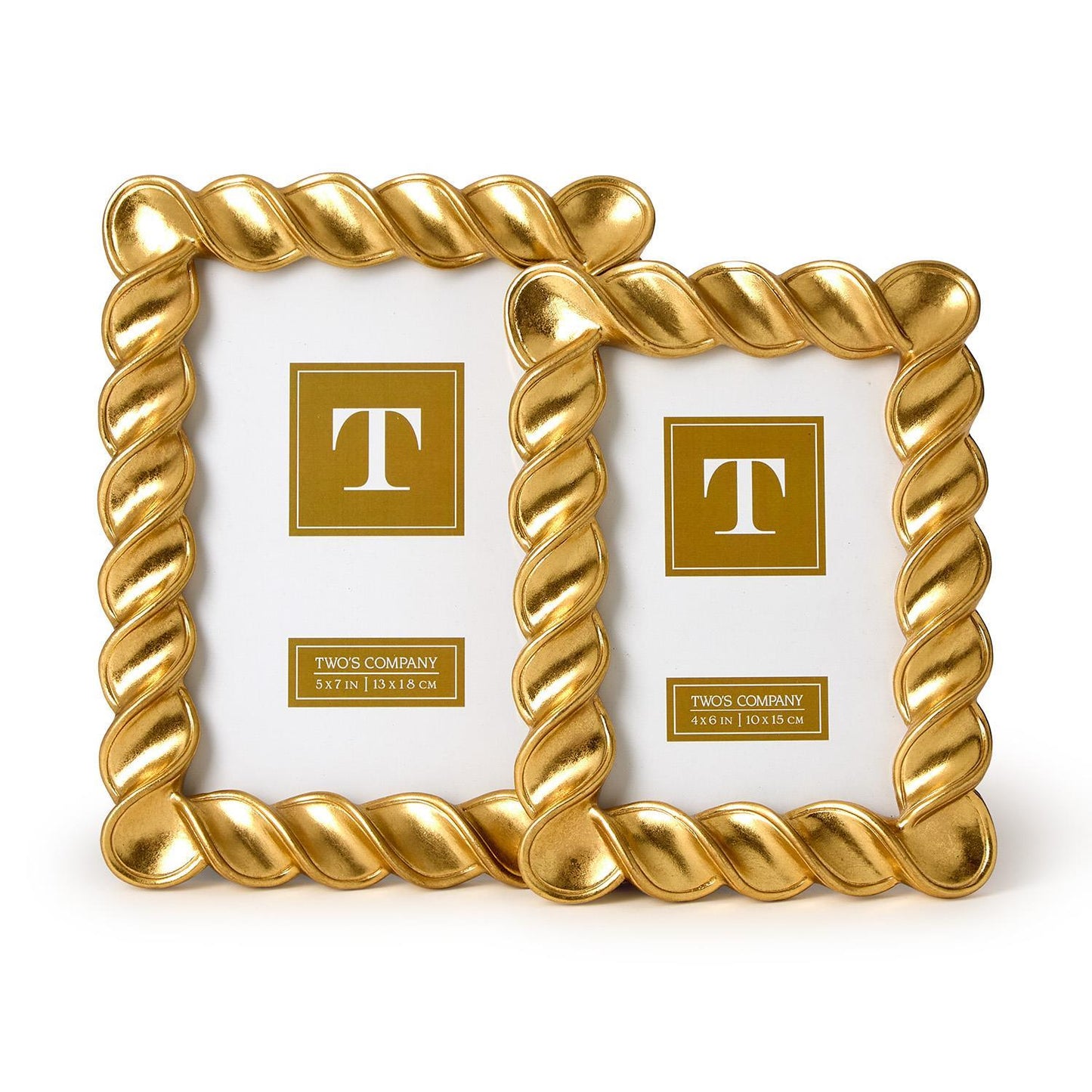 Spiral Twist Gold Leaf Frames (*Two Sizes*)