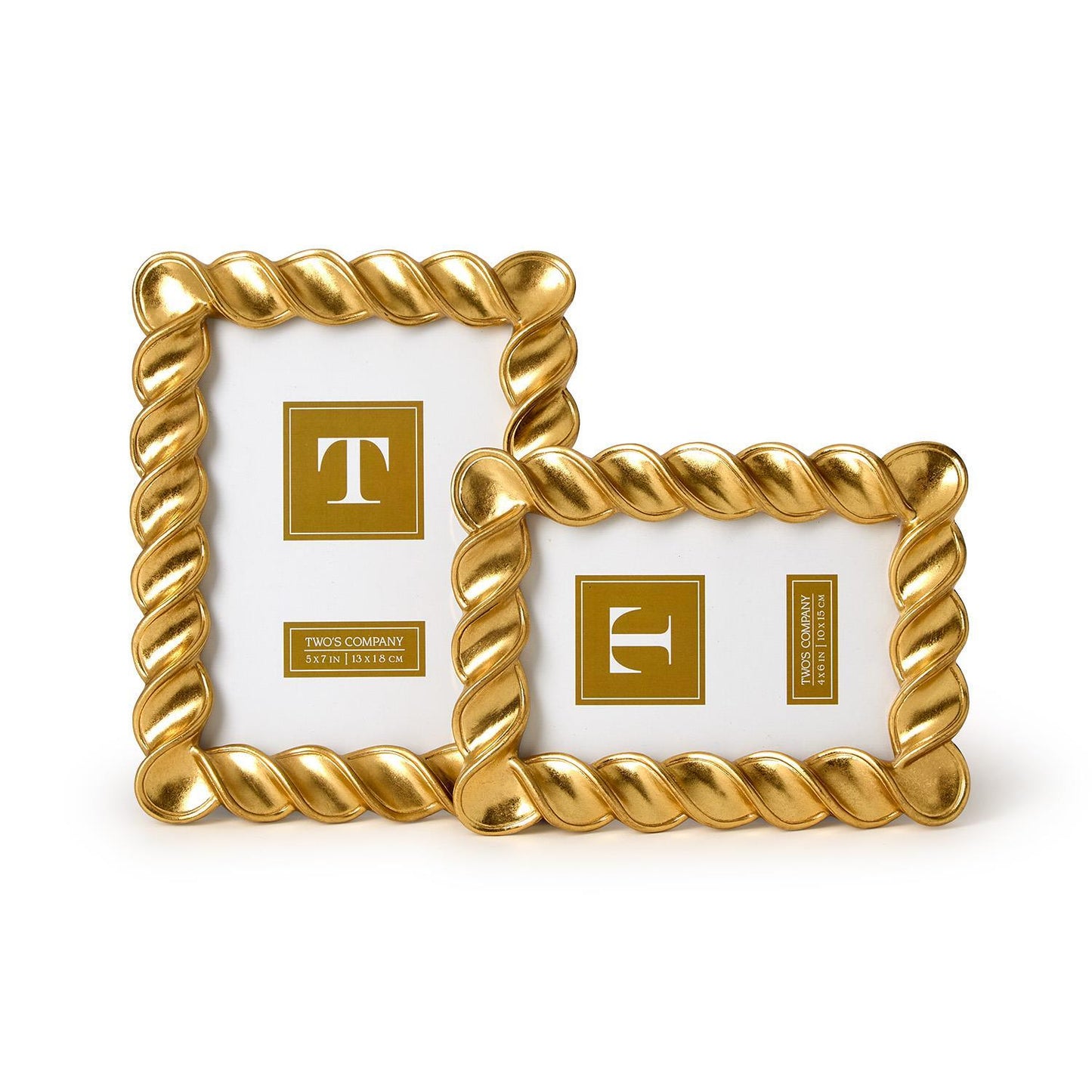 Spiral Twist Gold Leaf Frames (*Two Sizes*)