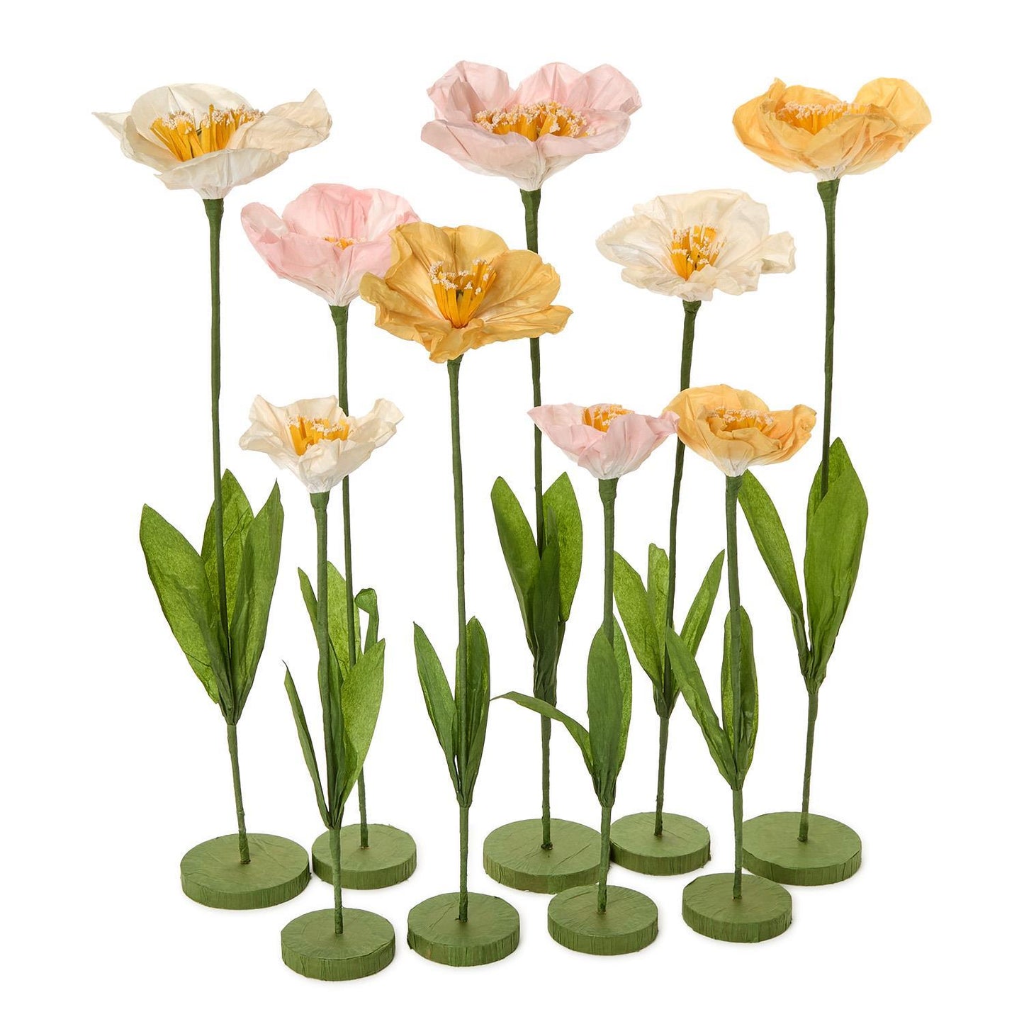 Hand-Crafted Paper Flower with Base Unit (*Multiple Styles*)