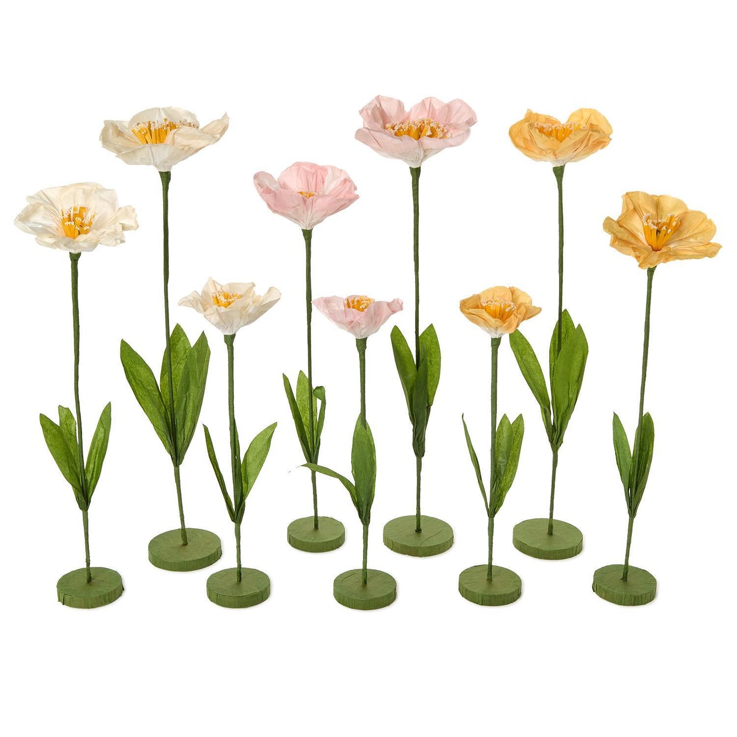 Hand-Crafted Paper Flower with Base Unit (*Multiple Styles*)