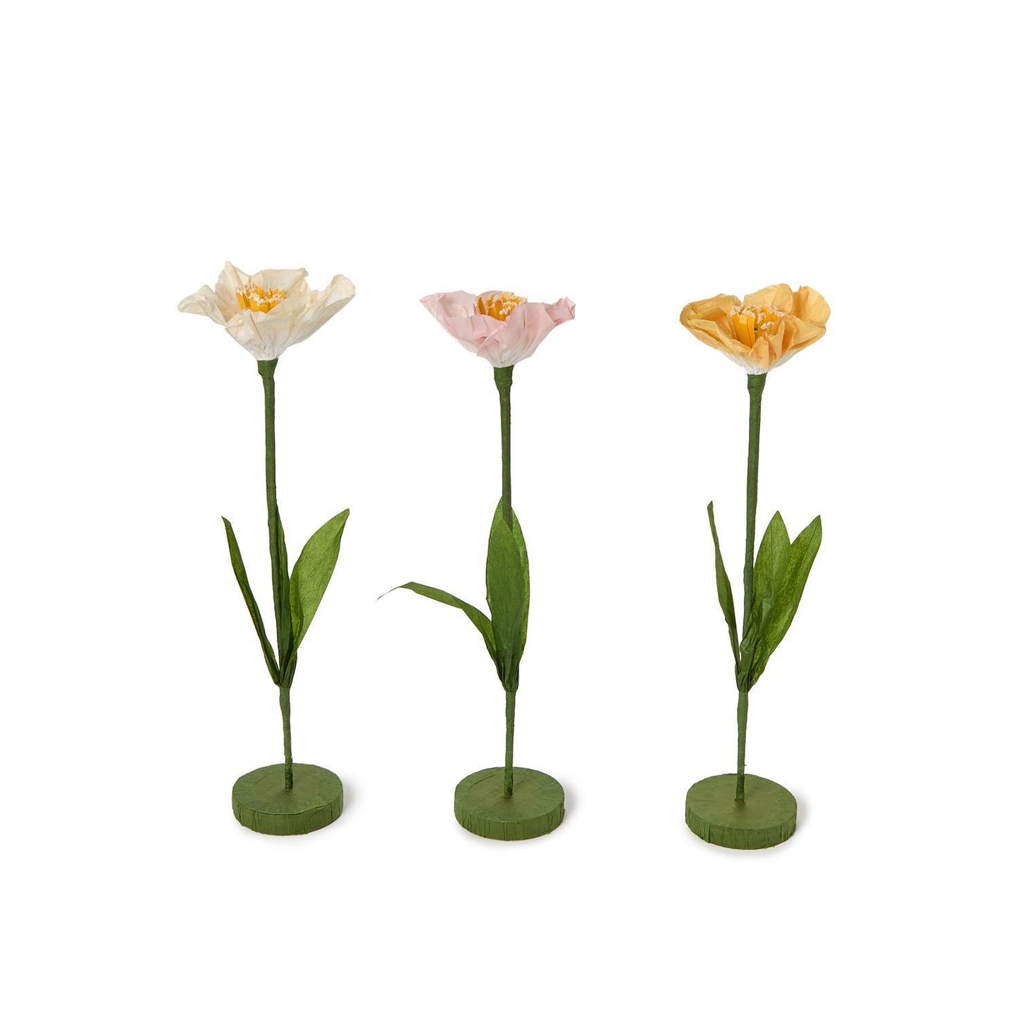 Hand-Crafted Paper Flower with Base Unit (*Multiple Styles*)