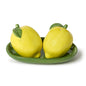 Lemon Grove Salt and Pepper Shaker Set on Tray in Gift Box