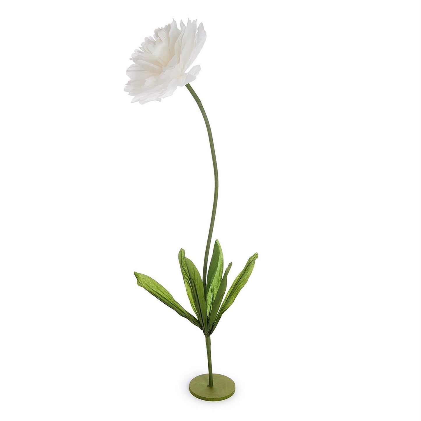 Oversized Hand-Crafted Paper Flower with Base Unit