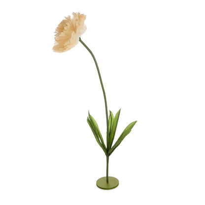 Oversized Hand-Crafted Paper Flower with Base Unit