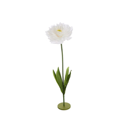 Oversized Hand-Crafted Paper Flower with Base Unit