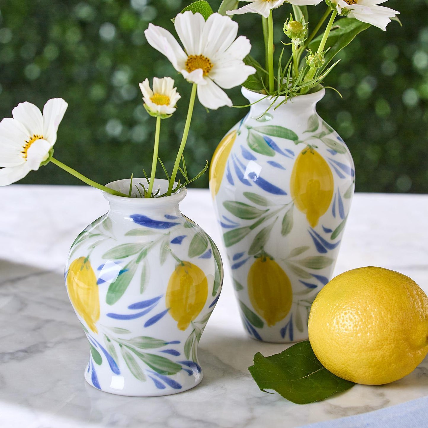 Lemon Grove Hand-Painted Mini Lemon Vases (*Multiple Styles*)