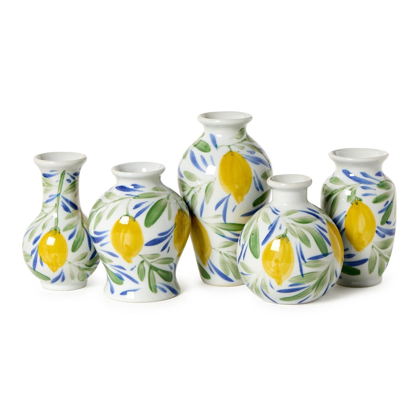 Lemon Grove Hand-Painted Mini Lemon Vases (*Multiple Styles*)