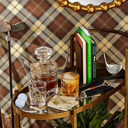 Golf Bookends with Nickel Finish
