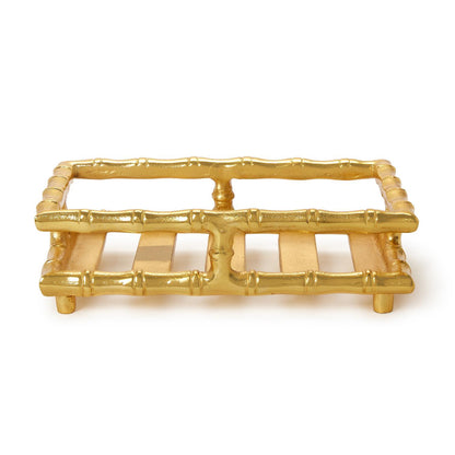 Golden Bamboo Guest Towel / Napkin Holder