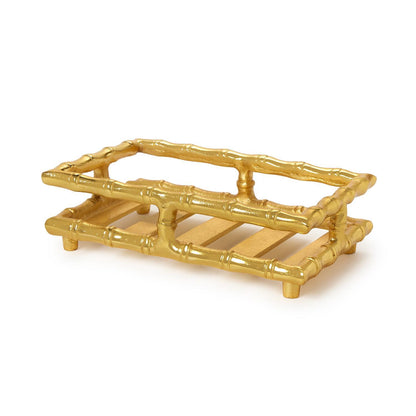 Golden Bamboo Guest Towel / Napkin Holder