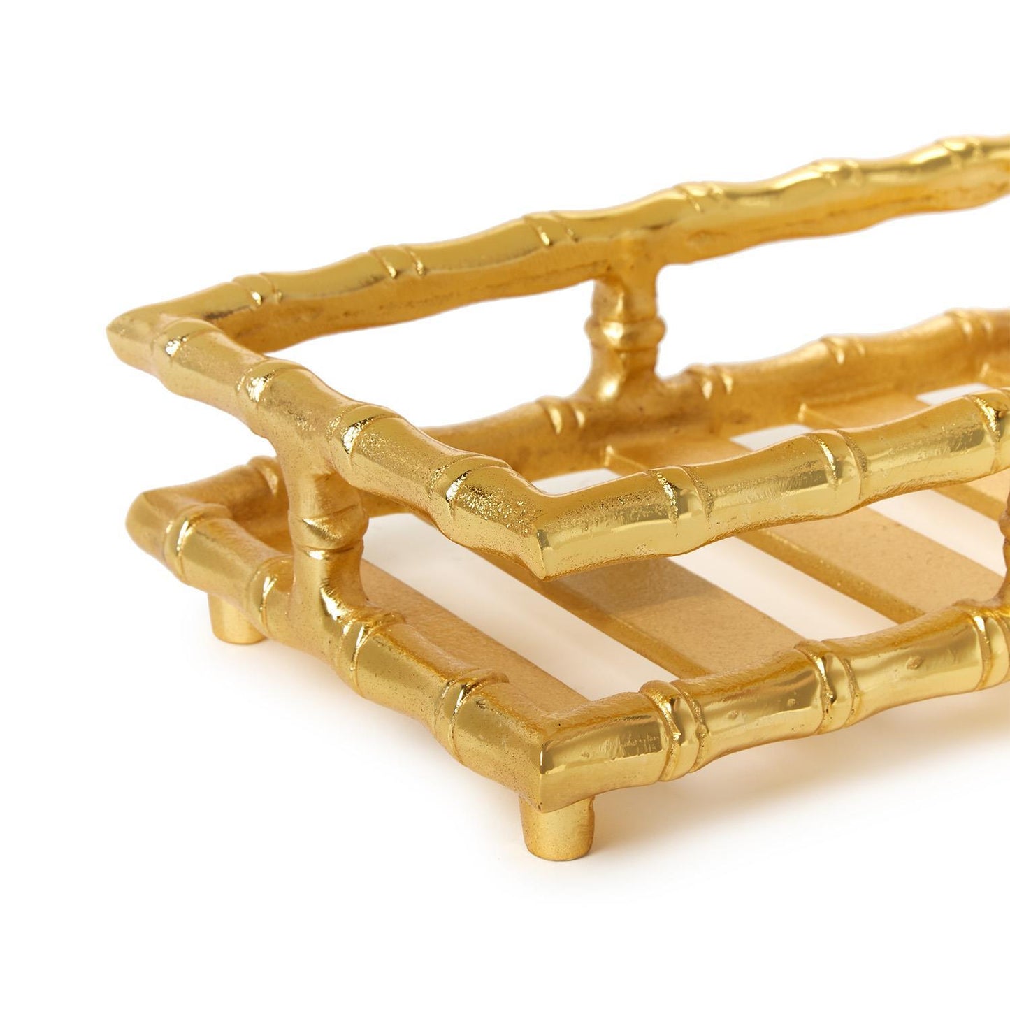 Golden Bamboo Guest Towel / Napkin Holder