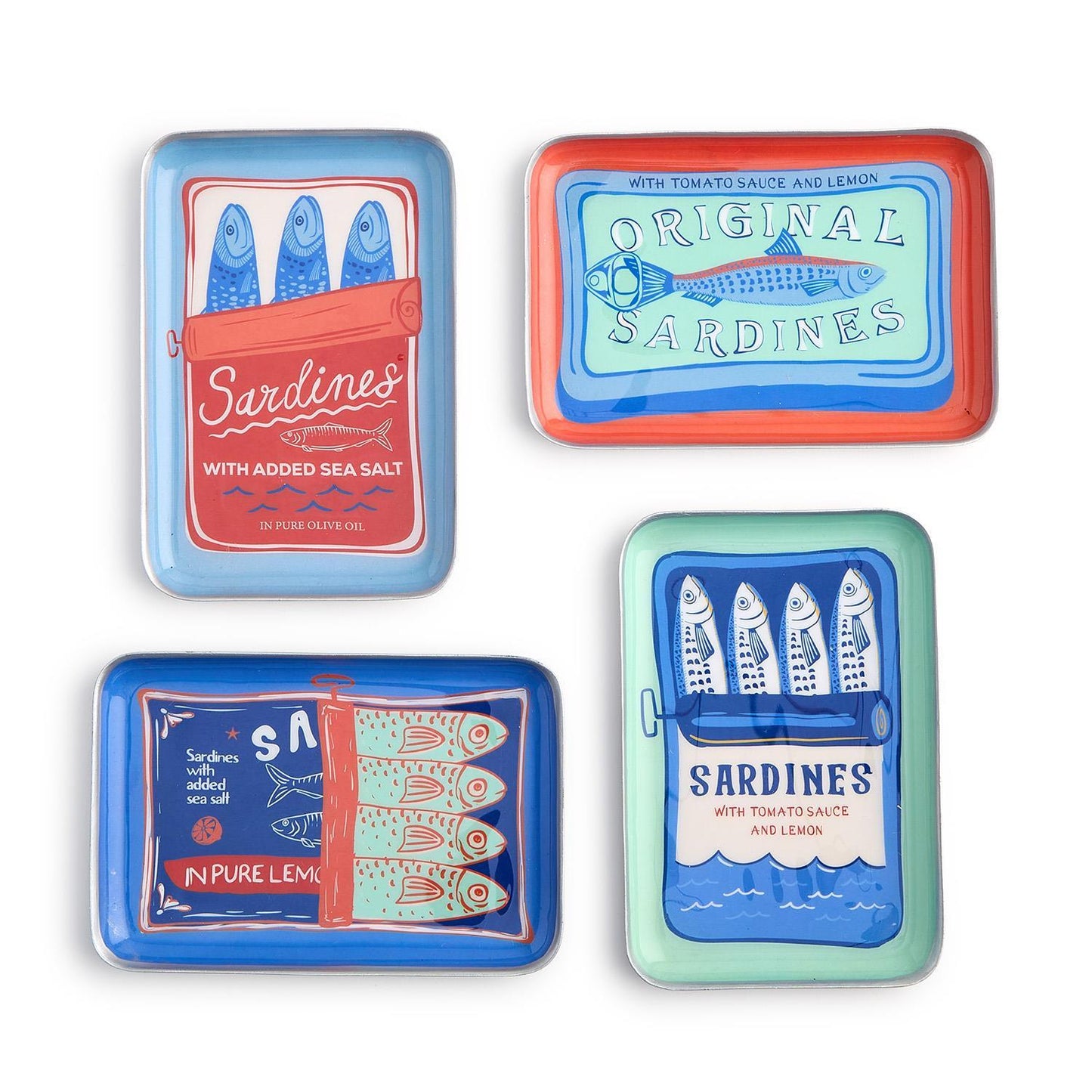 Sardines Metal Trinket / Desk Trays