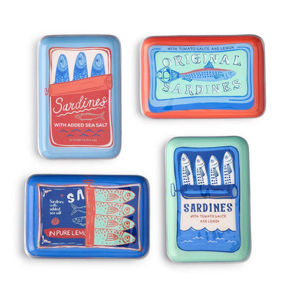 Sardines Metal Trinket / Desk Trays