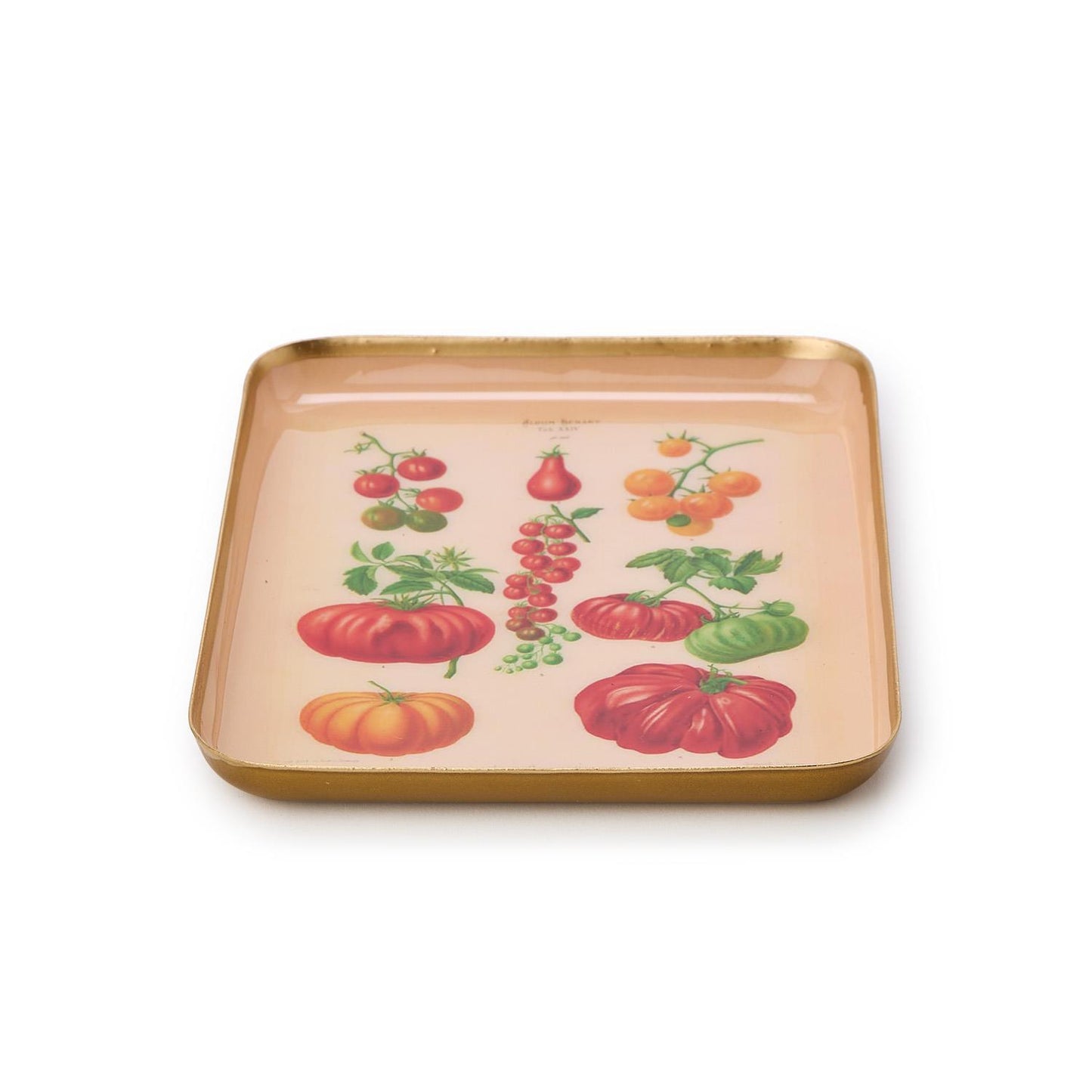 Garden Harvest Metal Trinket Trays/Desk Trays