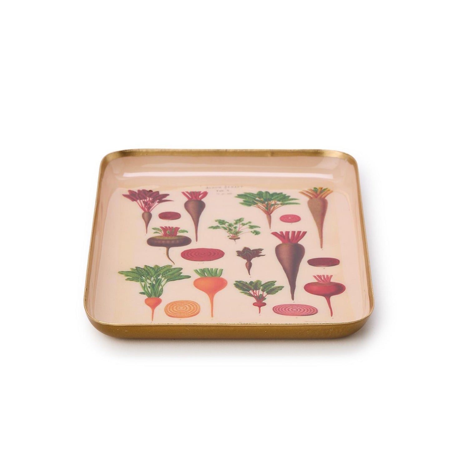 Garden Harvest Metal Trinket Trays/Desk Trays