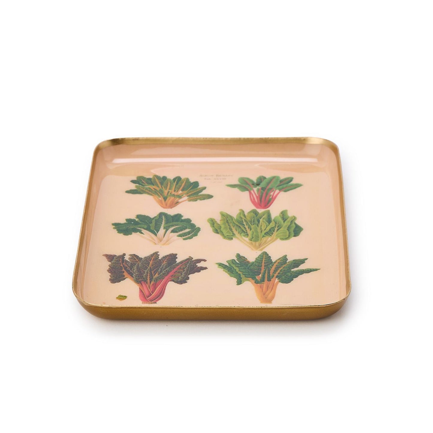 Garden Harvest Metal Trinket Trays/Desk Trays
