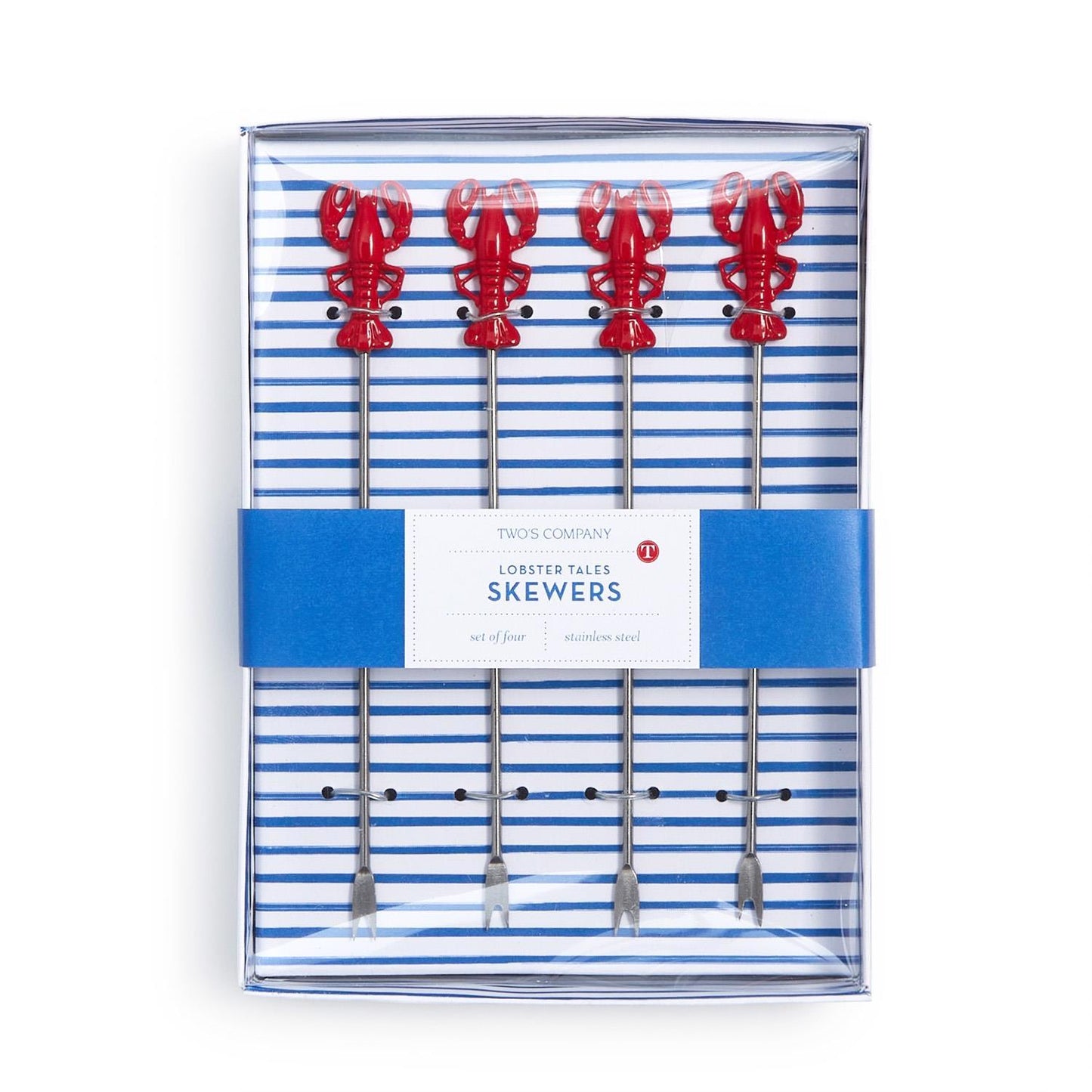Lobster Tales Set of 4 Skewers in Gift Box