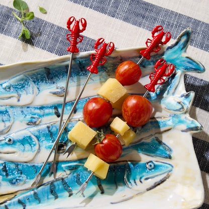 Lobster Tales Set of 4 Skewers in Gift Box