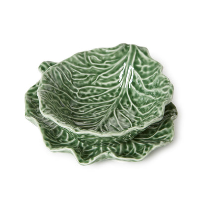 Cruciferous Leaf Textured Tidbit Plate