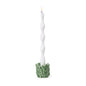 Cruciferous Leaf Taper Candlestick Candleholder