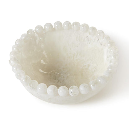Modern Pop White Beaded Rim Bowl