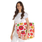 Garden Harvest Tomato Print Tote Bag