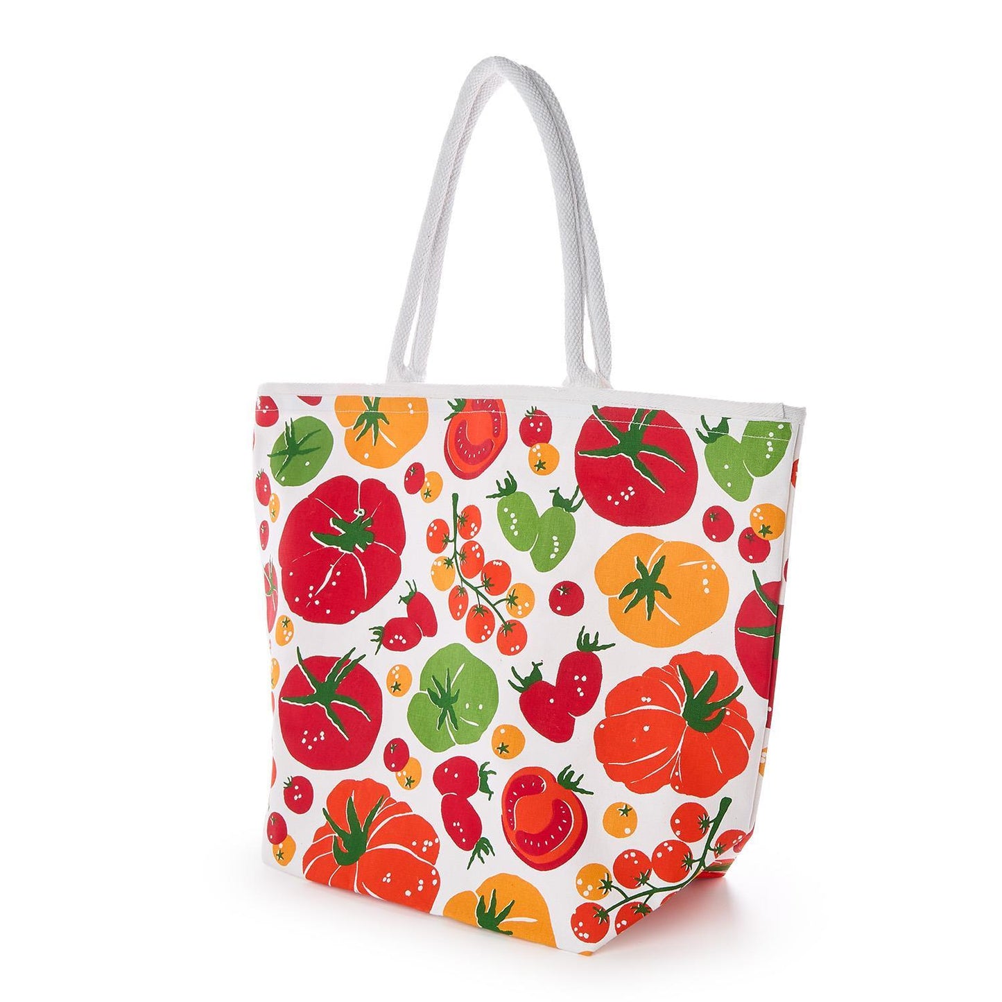 Garden Harvest Tomato Print Tote Bag
