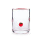 Tomato Hand-Painted Double Old Fashion Glass
