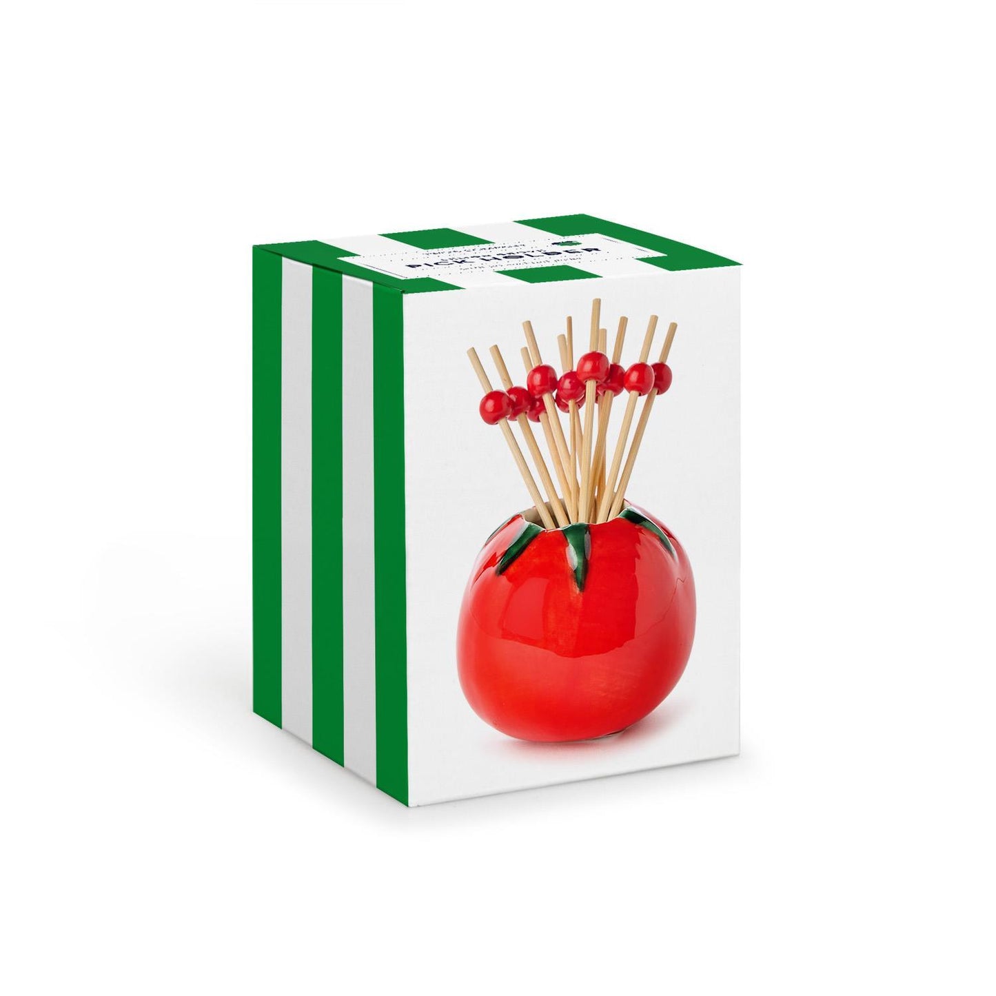 Tomato with 20 Red Ball Cocktail Picks in Gift Box
