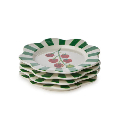 Garden Harvest Vegetable Tidbit Plates