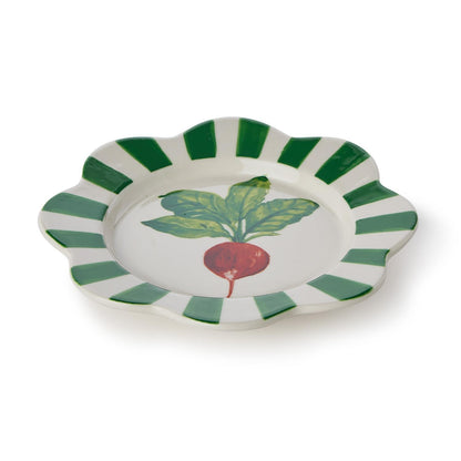 Garden Harvest Vegetable Tidbit Plates