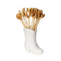 Western Cowboy Boot with 20 Horseshoe Cocktail Picks in Gift Box