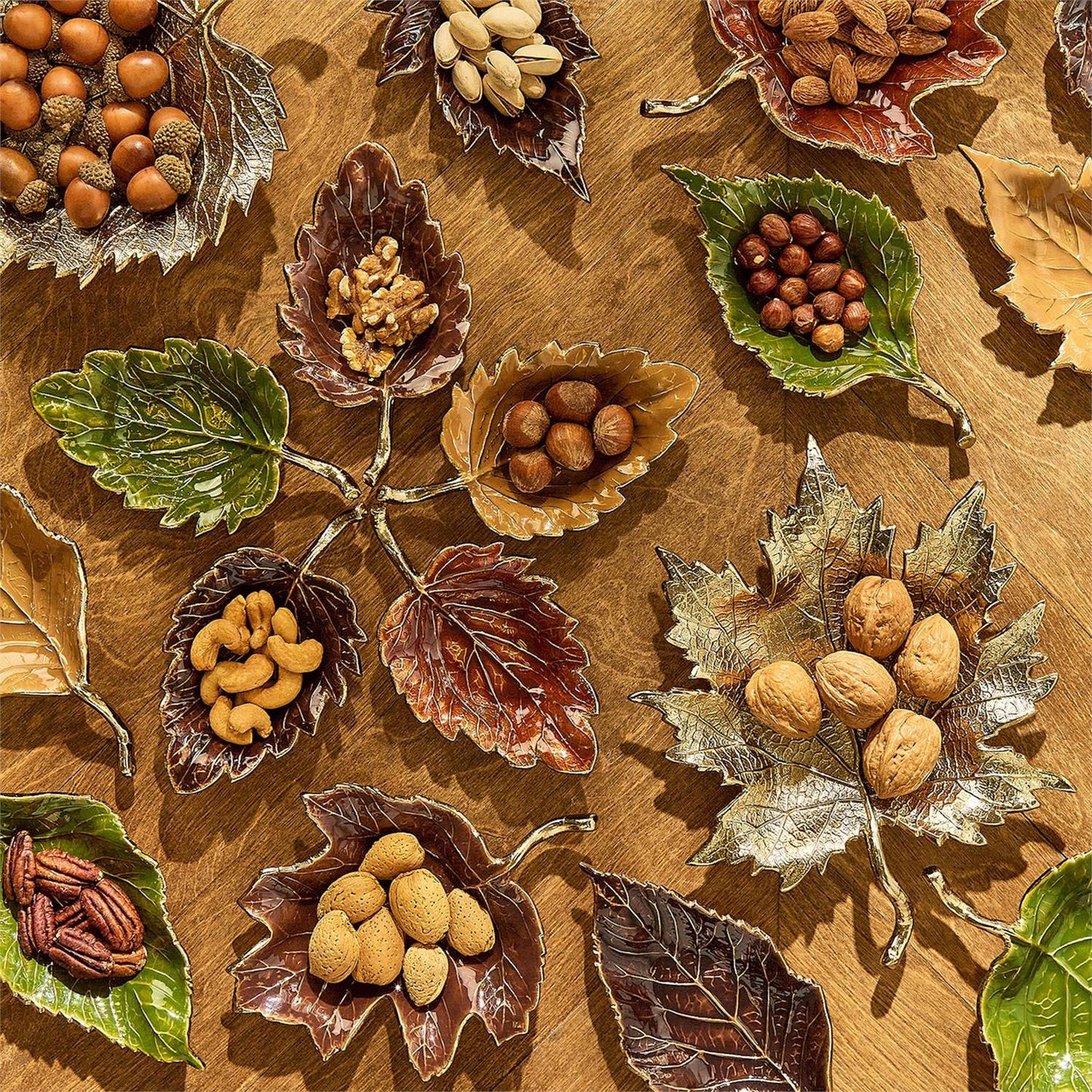 Golden Leaf Tray / Bowl (*Two Styles*)