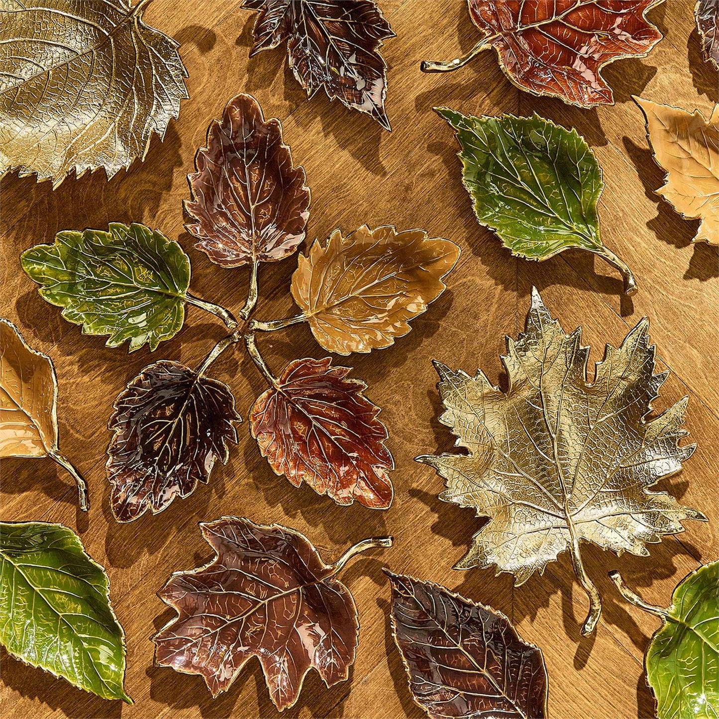 Golden Leaf Tray / Bowl (*Two Styles*)