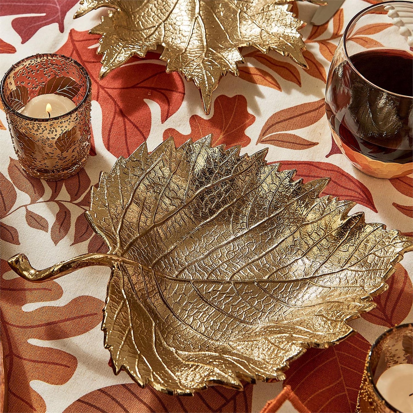 Golden Leaf Tray / Bowl (*Two Styles*)