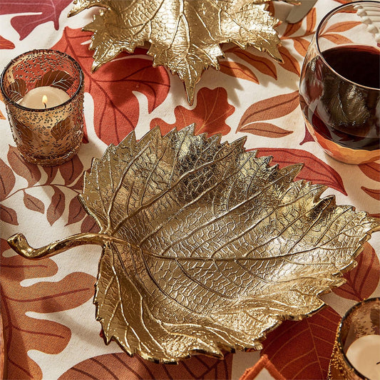 Golden Leaf Tray / Bowl (*Two Styles*)