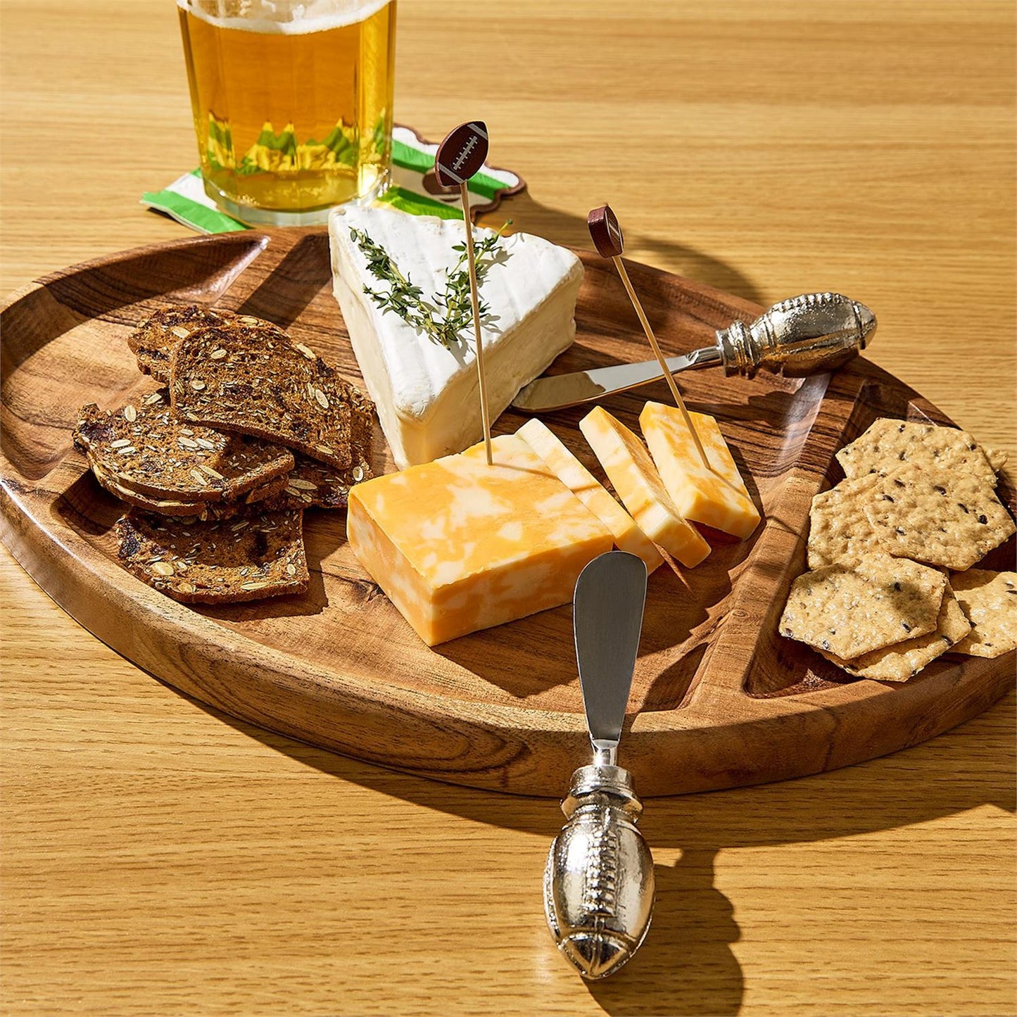 Football Double-Sided Sectional / Flat Serving Board