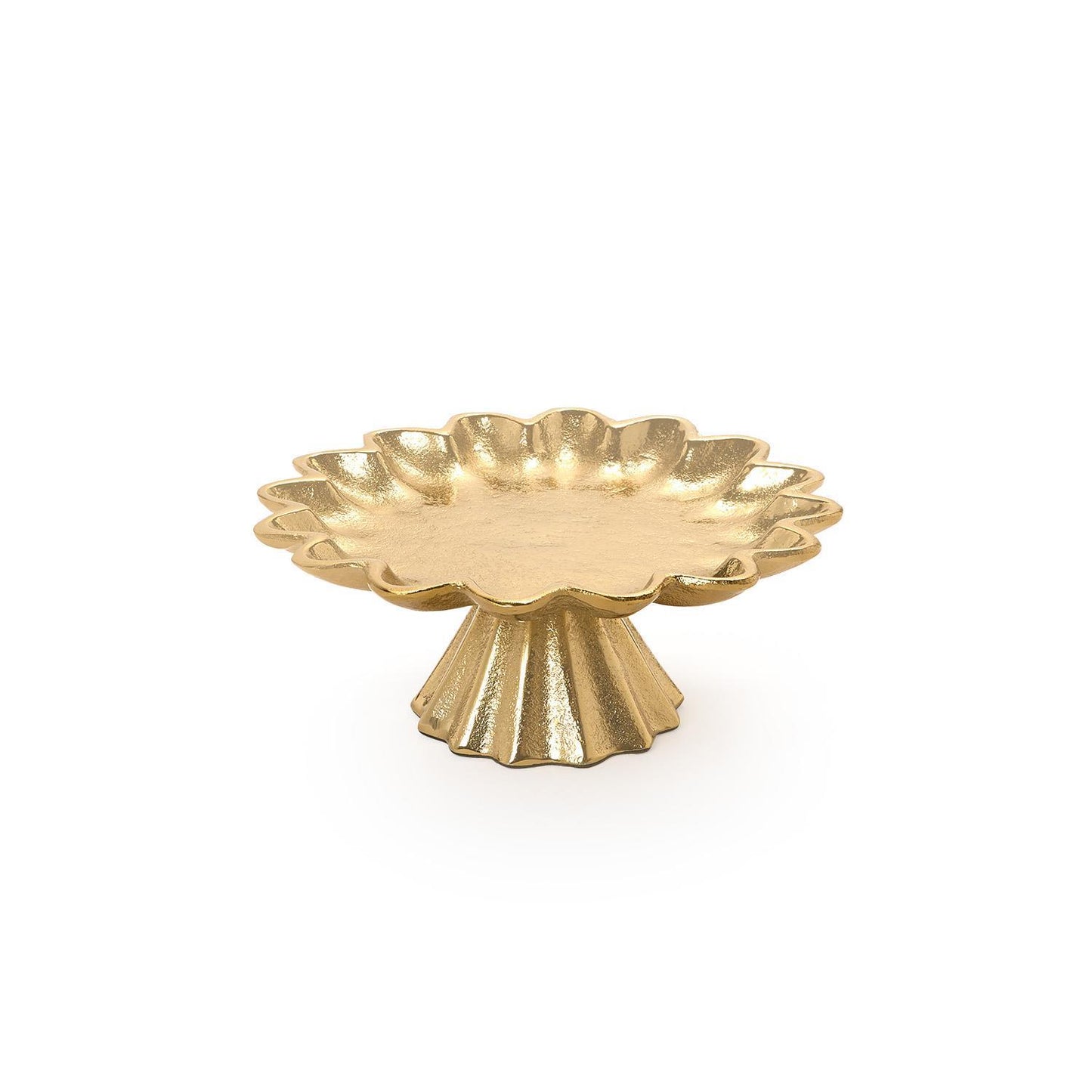 Scalloped Edge Gold Cake Stands (*Three Sizes*)
