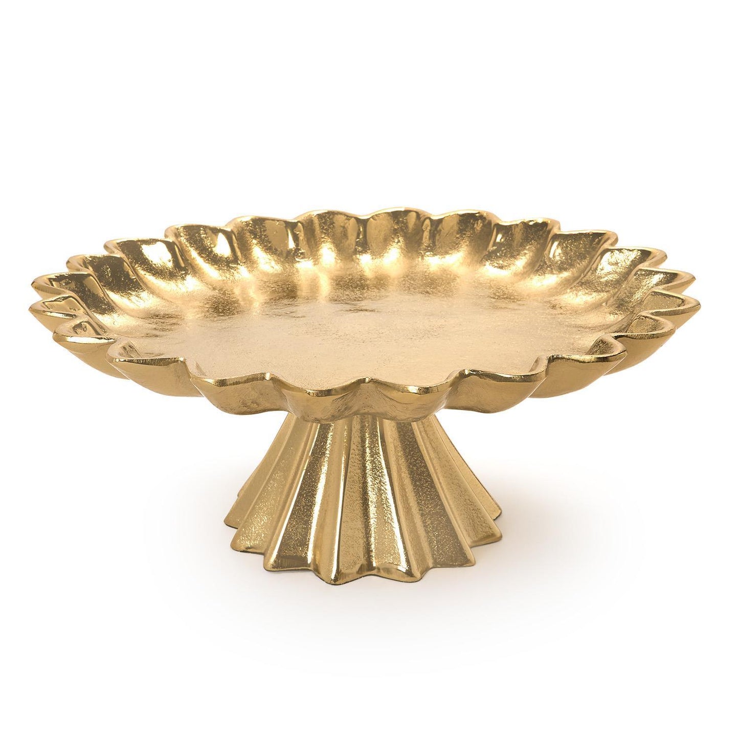 Scalloped Edge Gold Cake Stands (*Three Sizes*)