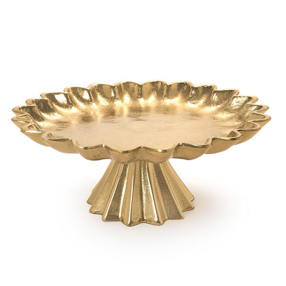 Scalloped Edge Gold Cake Stands (*Three Sizes*)