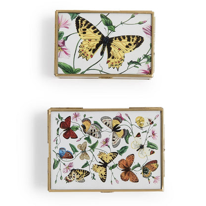 Glass and Brass Hand-Crafted Photo Frame Keepsake Box Holds Photos