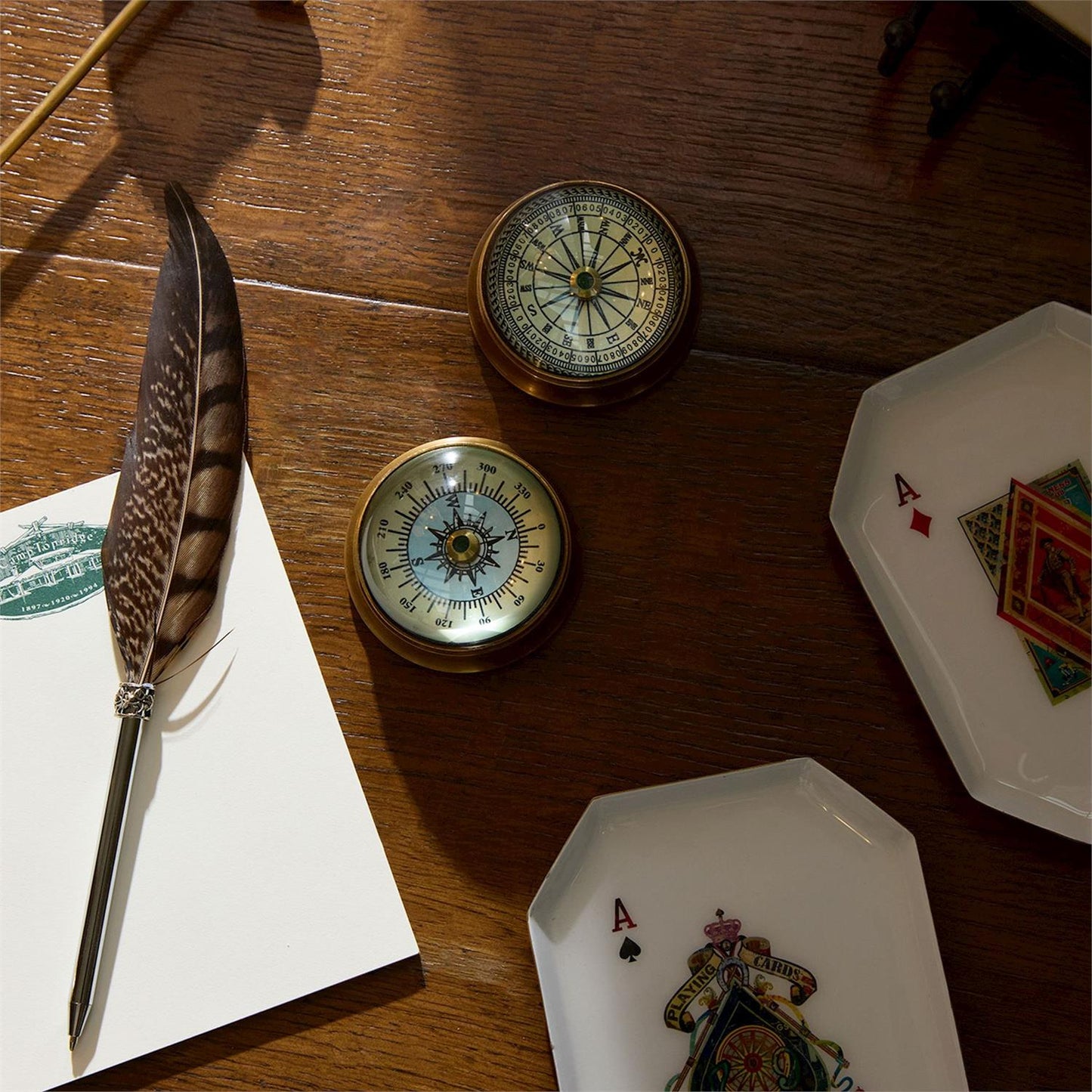 Find Your Path Desktop Compass / Paperweight