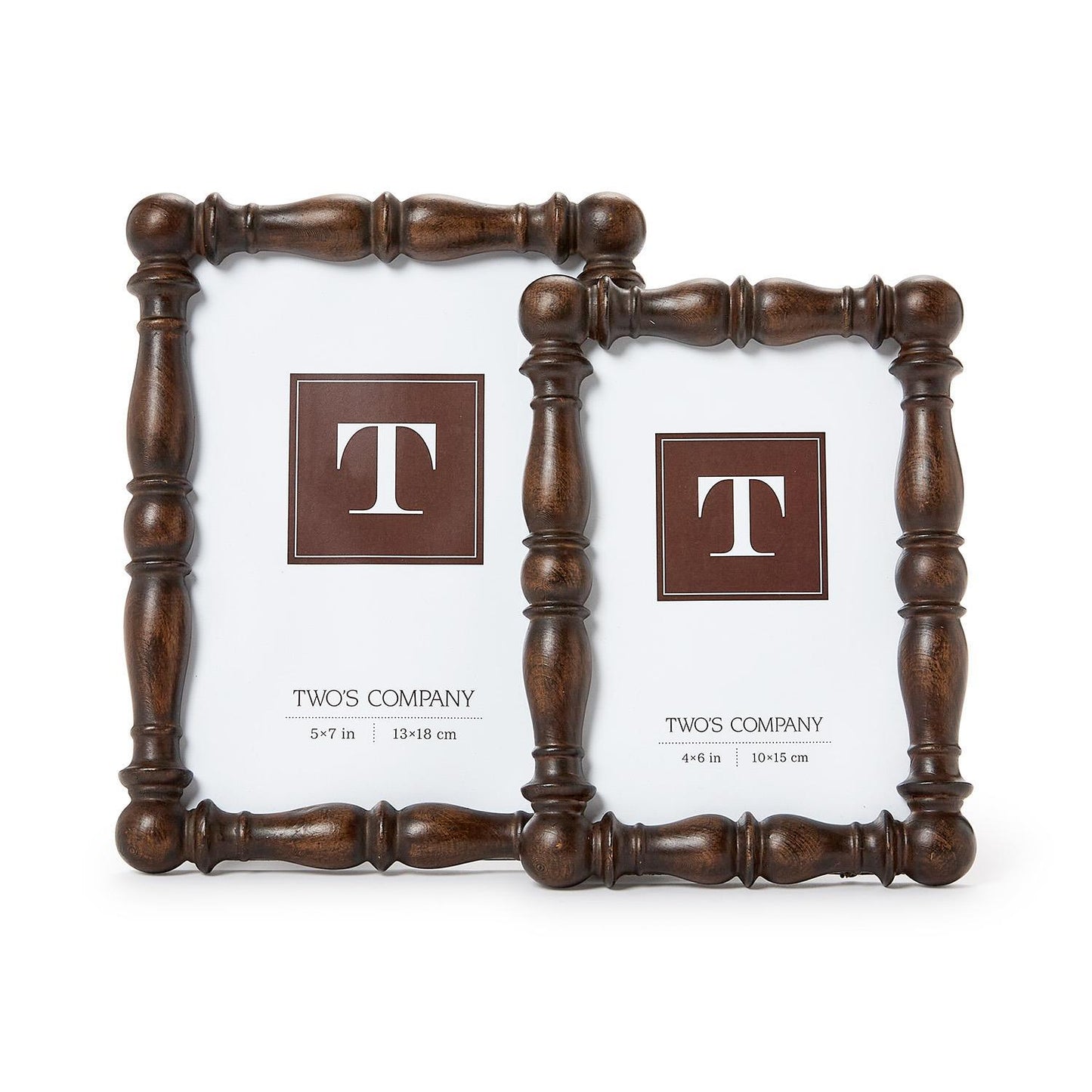 Spindle Faux Wood Photo Frame