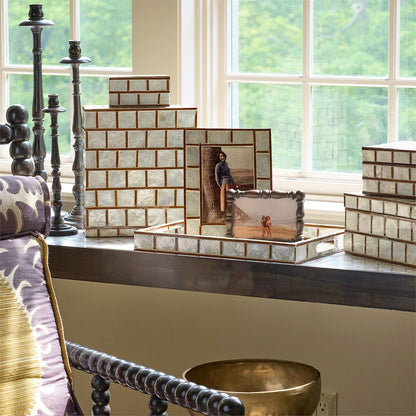Spindle Faux Wood Photo Frame