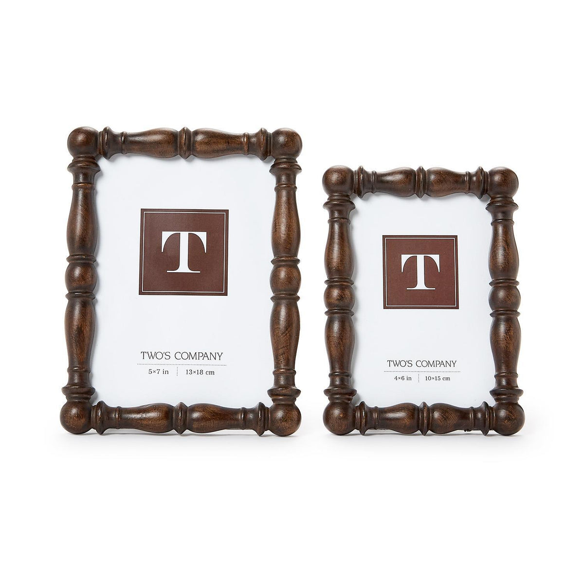 Spindle Faux Wood Photo Frame