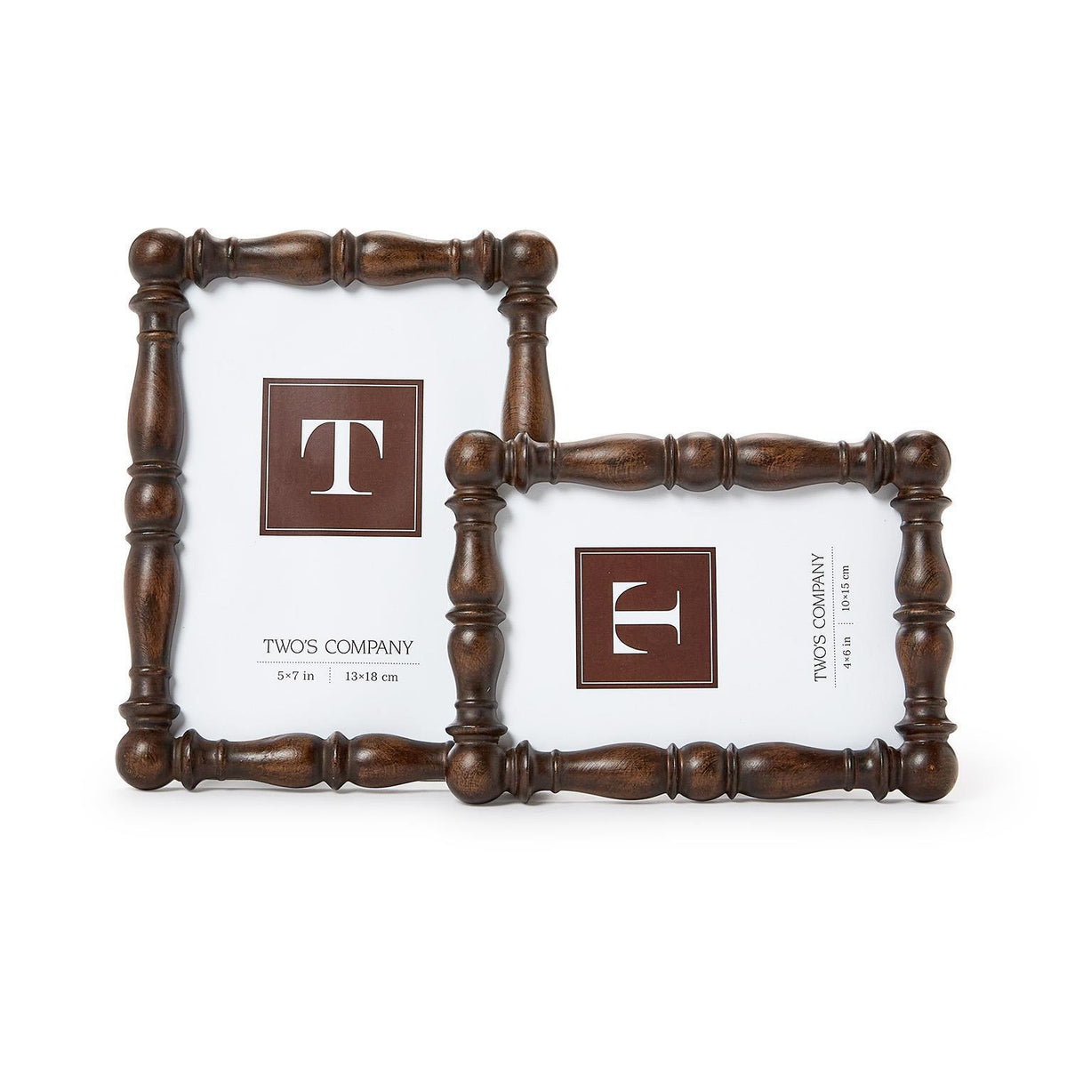 Spindle Faux Wood Photo Frame
